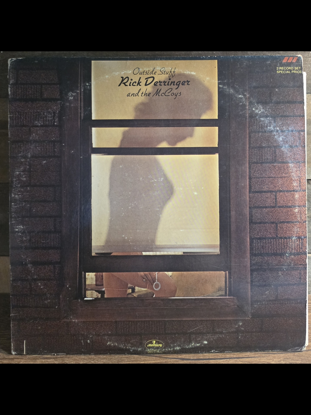 Rick Derringer and The McCoys 'Outside Stuff' Vinyl LP - Brown/Tan